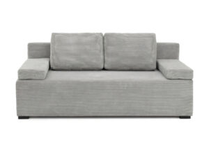 Miniaturka 1 - Sofa rozkładana Sofelia z pojemnikiem — widok z przodu, na białym tle