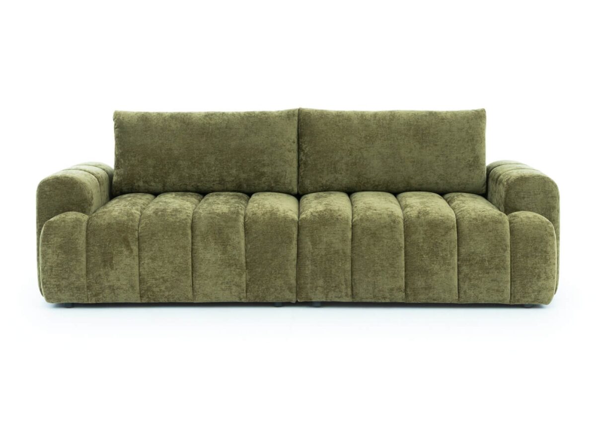 Sofa rozkładana z dwoma pojemnikami Dorvessa 258 cm