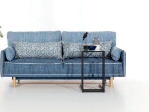 Miniaturka 4 - Sofa Albavio z poduszkami i stolikiem