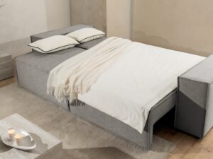 Miniaturka 3 - Sofa Mervino rozłożona do spania z pościelą