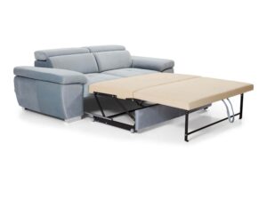 Miniaturka 1 - Sofa rozkładana Zirvano z rozłożonym łóżkiem 140 × 195 cm