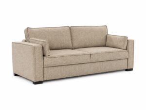 Miniaturka 6 - Sofa rozkładana ze schowkiem Volmaro 242 cm na białym tle