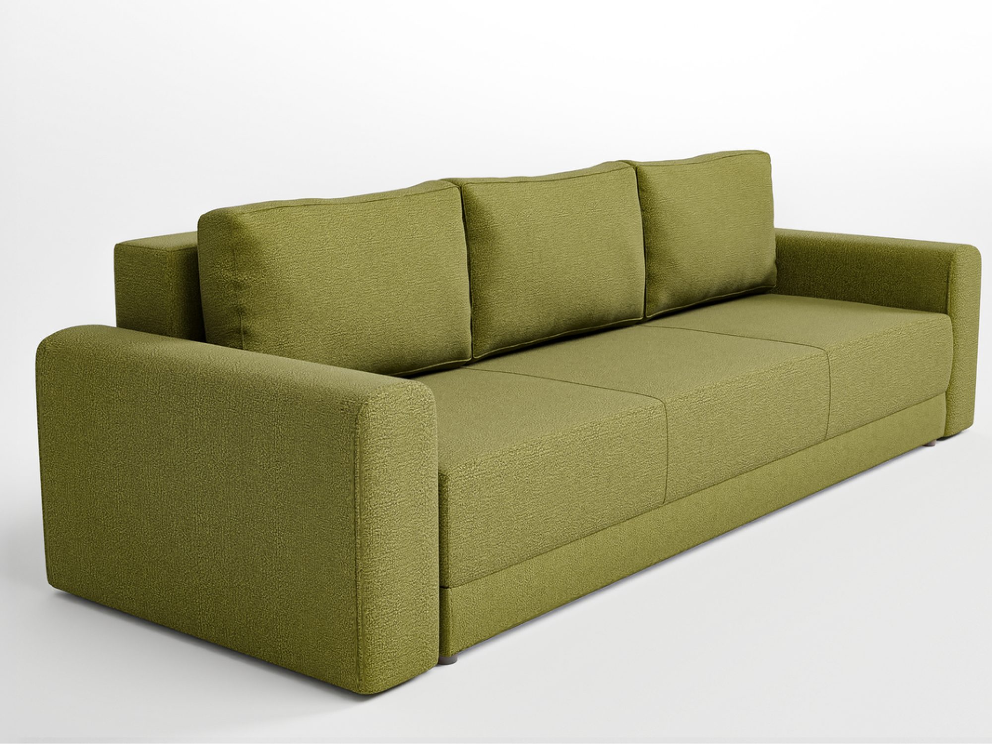 Sofa rozkładana ze skrzynią Arcavero 230 cm w aranżacji wnętrza 2