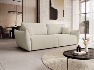 Miniaturka 8 - Sofa Sandrino – aranżacja nowoczesnego salonu z jasną sofą