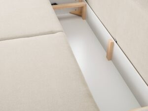 Miniaturka 7 - Sofa Sandrino – pojemnik na pościel widoczny pod kątem