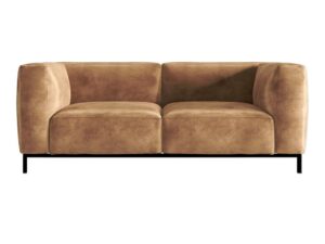 Miniaturka 1 - Sofa skórzana Bogavero 220 cm brązowa – zdjęcie 2