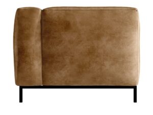 Miniaturka 3 - Sofa skórzana Bogavero 220 cm brązowa – zdjęcie 4