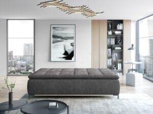 Miniaturka 3 - Sofa Swivaro rozłożona do spania w salonie