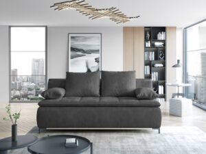 Miniaturka 1 - Sofa Swivaro z poduszkami w nowoczesnym salonie
