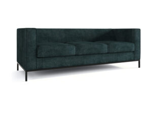 Miniaturka 4 - Sofa tapicerowana Armelio 220 cm zielona – widok na białym tle