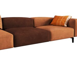 Miniaturka 4 - Sofa tapicerowana Bohavero 260 cm Alcantara w aranżacji wnętrza 4