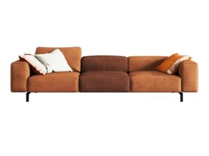 Miniaturka 2 - Sofa tapicerowana Bohavero 260 cm Alcantara – zdjęcie 3