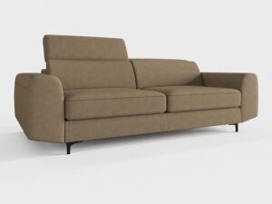 Miniaturka 7 - Sofa tapicerowana Retrovano 250 cm w stylu retro – zdjęcie 7