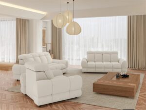 Miniaturka 3 - Sofa Tolvaro 207 cm z elektrycznym wysuwem w aranżacji salonu