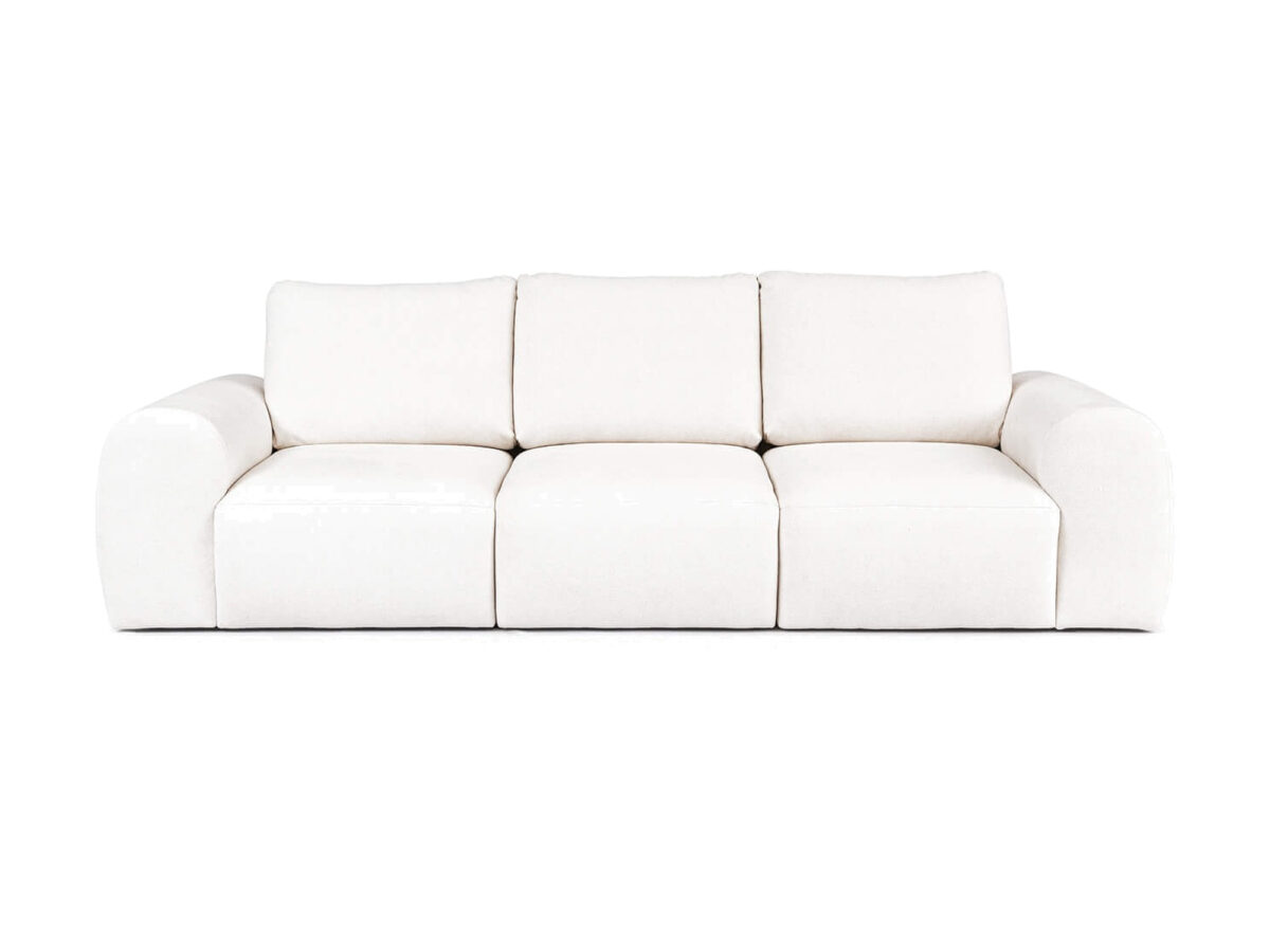 Sofa trzyosobowa z luźnymi poduszkami Lenvario 287 cm