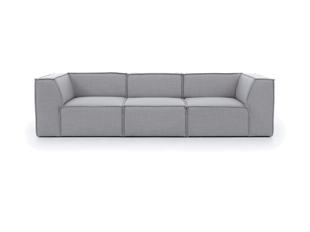 Sofa trzyosobowa z niskimi podłokietnikami Mervino 278 cm