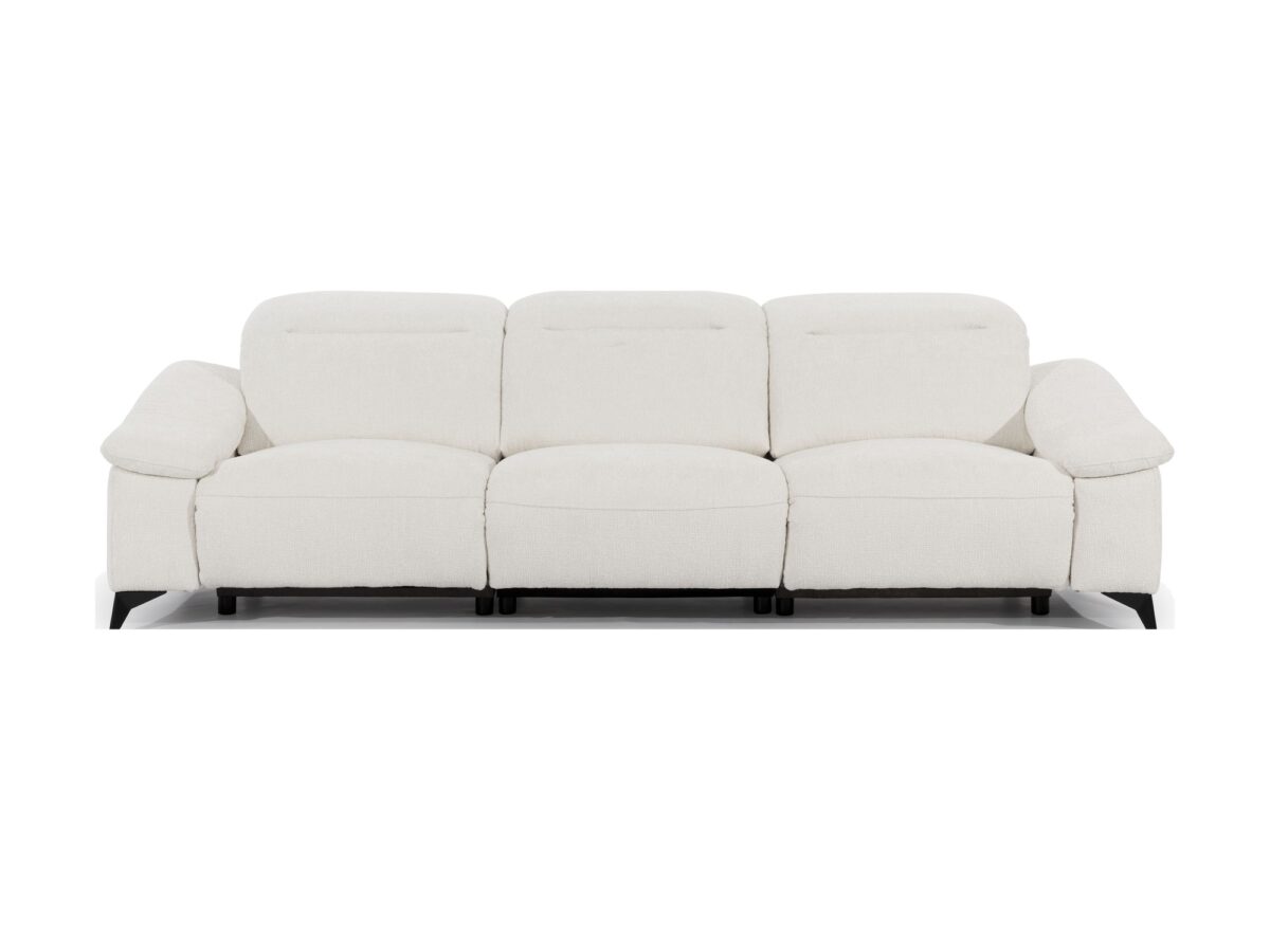 Sofa trzyosobowa z regulowanymi zagłówkami Nelvaro 279 cm