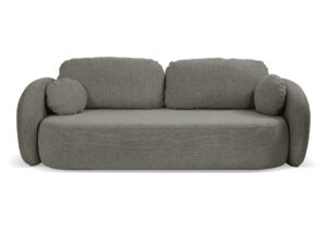 Miniaturka 6 - Sofa rozkładana Valsera 238 cm w tkaninie Aragon 93 — widok z przodu na białym tle