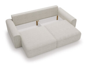 Miniaturka 3 - Rozłożona sofa Venaro z dużą powierzchnią spania i pojemnikiem na pościel