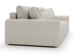 Miniaturka 4 - Sofa Venaro z boku, wysokie siedzisko i czarne nóżki z tworzywa