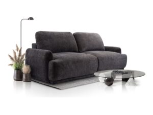 Miniaturka 2 - Sofa Vesario w salonie ze szklanym stolikiem i lampą