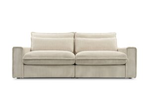 Miniaturka 1 - Sofa Whisko – widok na wprost, dwa głębokie siedziska z poduszkami