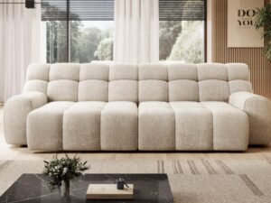 Miniaturka 4 - Sofa z elektrycznym wysuwem Calvero 284 cm w aranżacji wnętrza 3