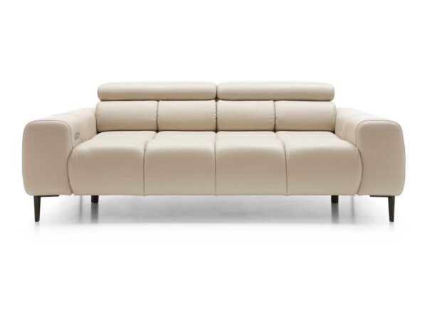 Sofa z elektrycznym wysuwem Pleviano 212 cm