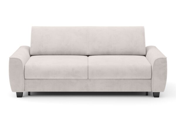 Sofa Monvero z funkcją spania, widok z przodu na białym tle