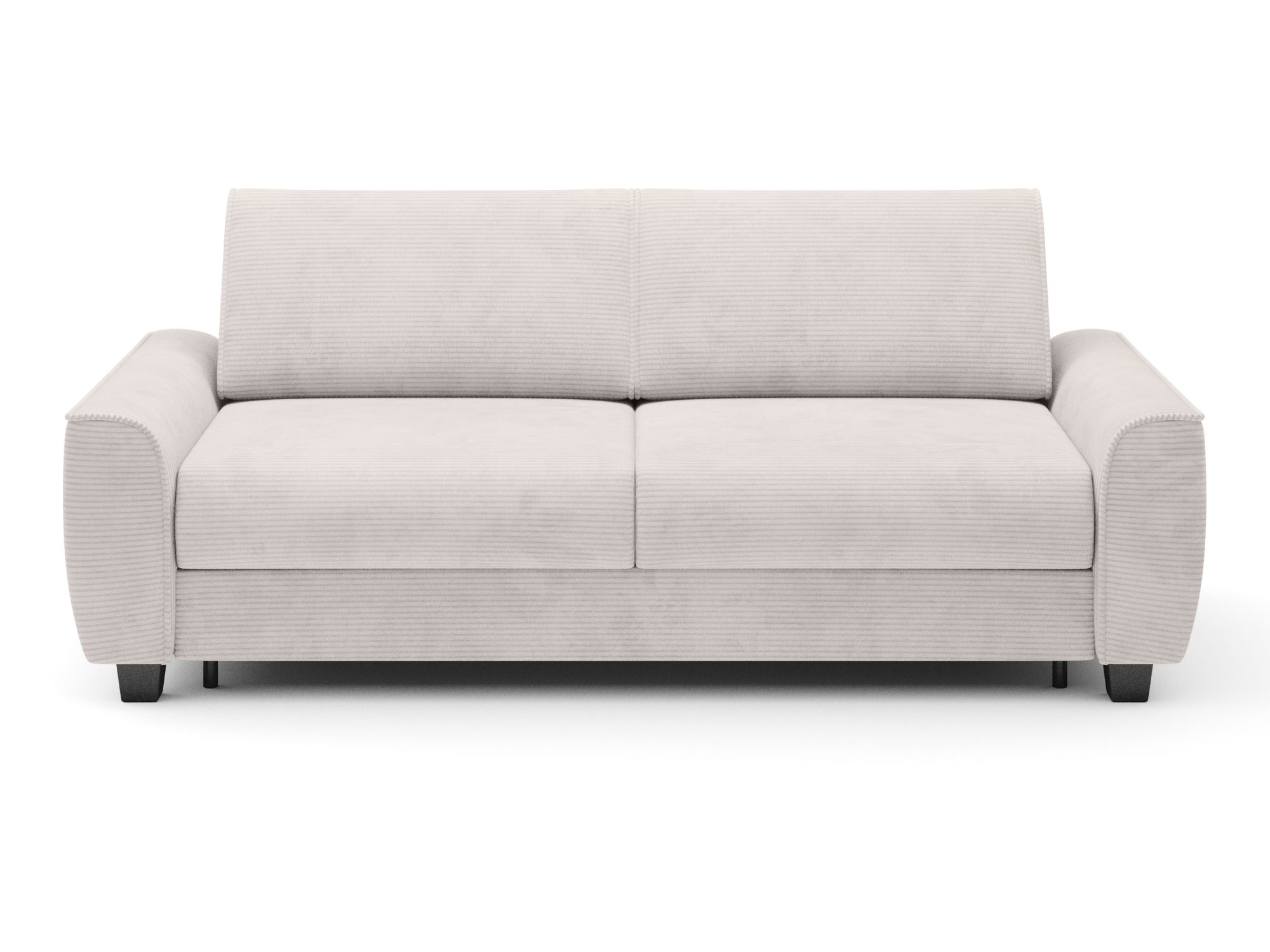 Sofa Monvero z funkcją spania, widok z przodu na białym tle