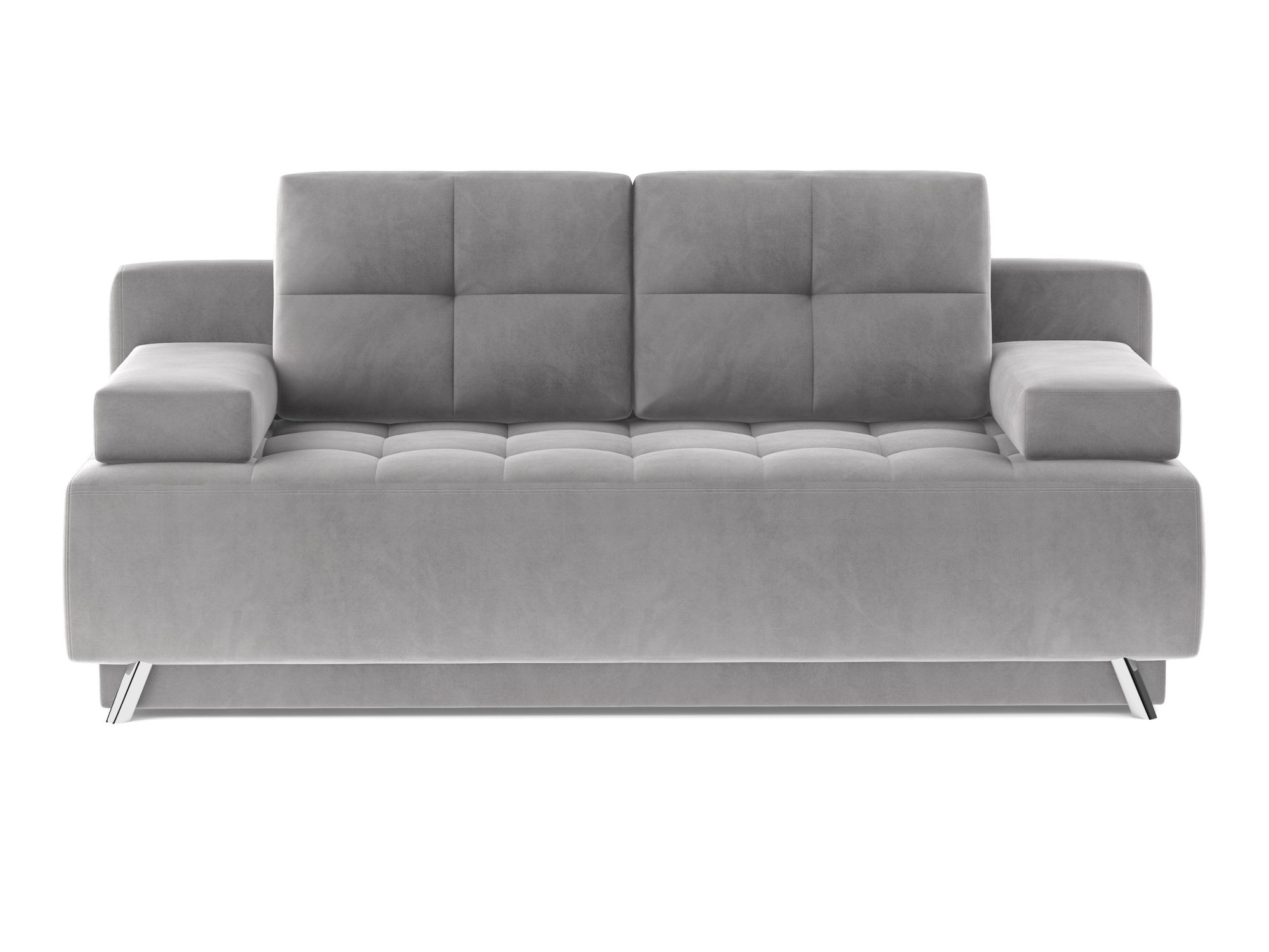 Sofa Osvero z funkcją spania, widok z przodu na białym tle