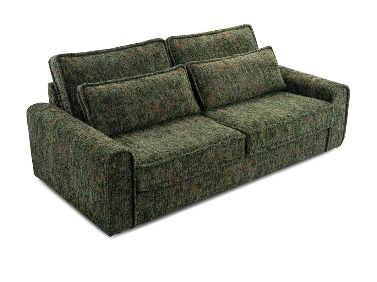 Sofa z luźnymi poduszkami Zivona 230 cm, kolor do wyboru