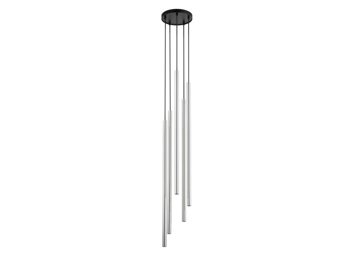 Lampa wisząca Sopel Lux 5 koło długi 5-punktowa okrągła