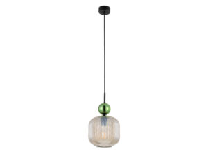 Miniaturka 5 - Lampa wisząca Sophia Big zielono-koniakowa o wysokości 155 cm, waga 1,88 kg