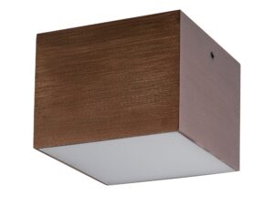 Miniaturka 2 - Spot Cubo Metalik LED 3000K ciemny brąz szczotkowany, aluminiowy korpus