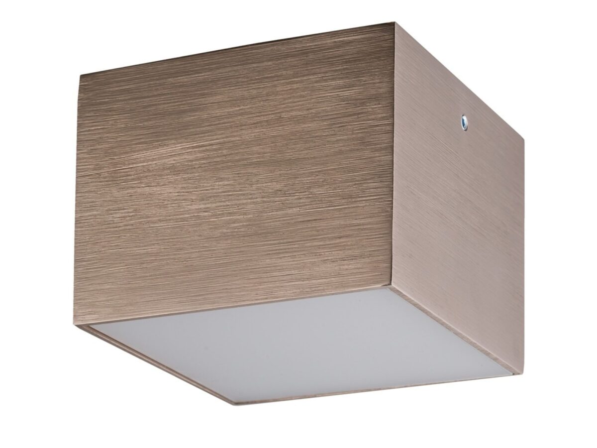 Spot Cubo Metalik 3000K LED z aluminium szczotkowanego