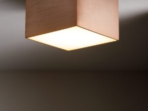 Miniaturka 8 - Spot Cubo Metalik LED 3000K miedziany szczotkowany w aranżacji wnętrza