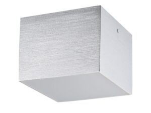Miniaturka 4 - Spot Cubo Metalik LED 3000K srebrny szczotkowany z aluminiową obudową
