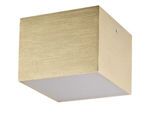 Miniaturka 5 - Spot Cubo Metalik LED 3000K złoty szczotkowany, widok całej oprawy