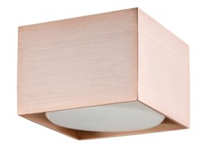 Miniaturka 3 - Spot Cubo Metalik GX53 w kolorze miedzianym szczotkowanym na jasnym tle