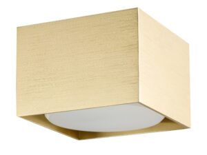 Miniaturka 5 - Spot Cubo Metalik GX53 w kolorze złotym szczotkowanym na jasnym tle