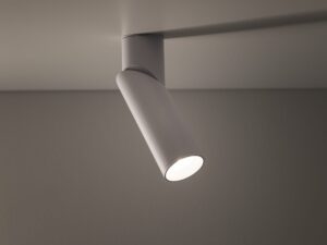 Miniaturka 3 - Biały reflektor sufitowy Elaris S Mini w aranżacji wnętrza