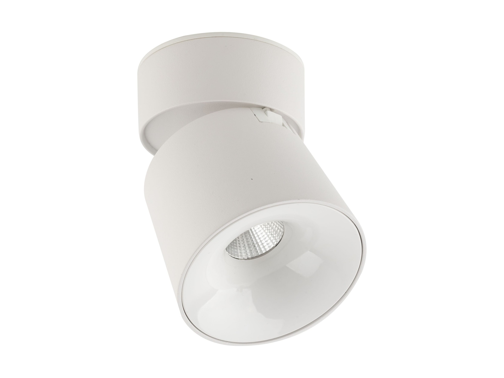 Biały spot sufitowy Kyoto CCT LED 18 W na białym tle