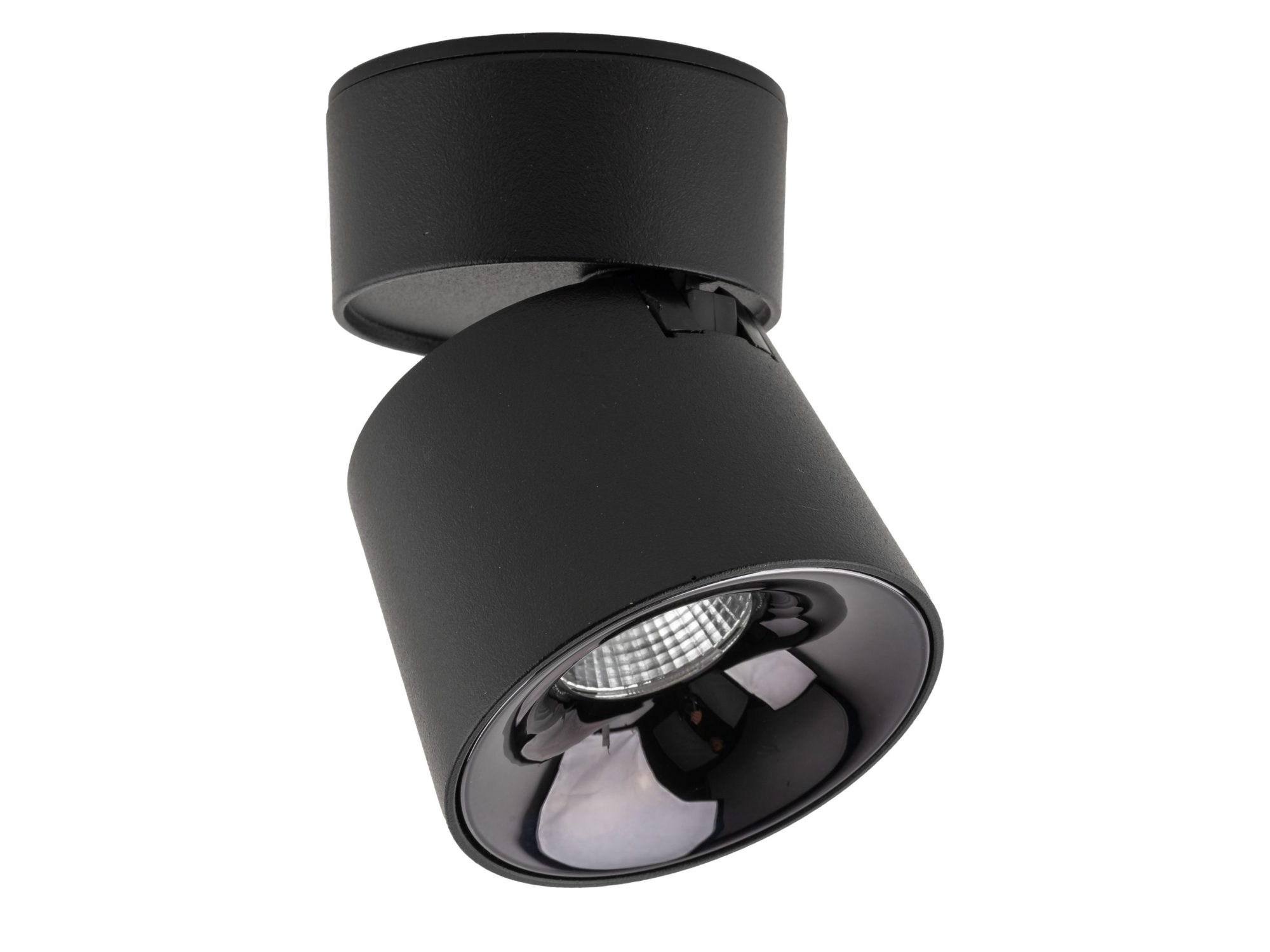 Mniejszy czarny spot sufitowy Kyoto LED CCT 7 W