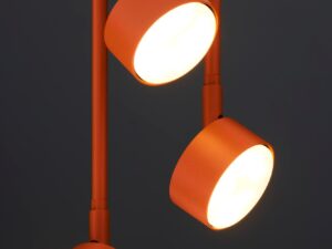 Miniaturka 12 - Spot sufitowy Nemo 3 w odcieniu ceglanym w aranżacji pomieszczenia