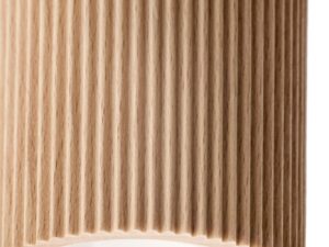 Miniaturka 6 - Spot Optic Wood S1 w ciepłym beżu i naturalnym drewnie w aranżacji wnętrza