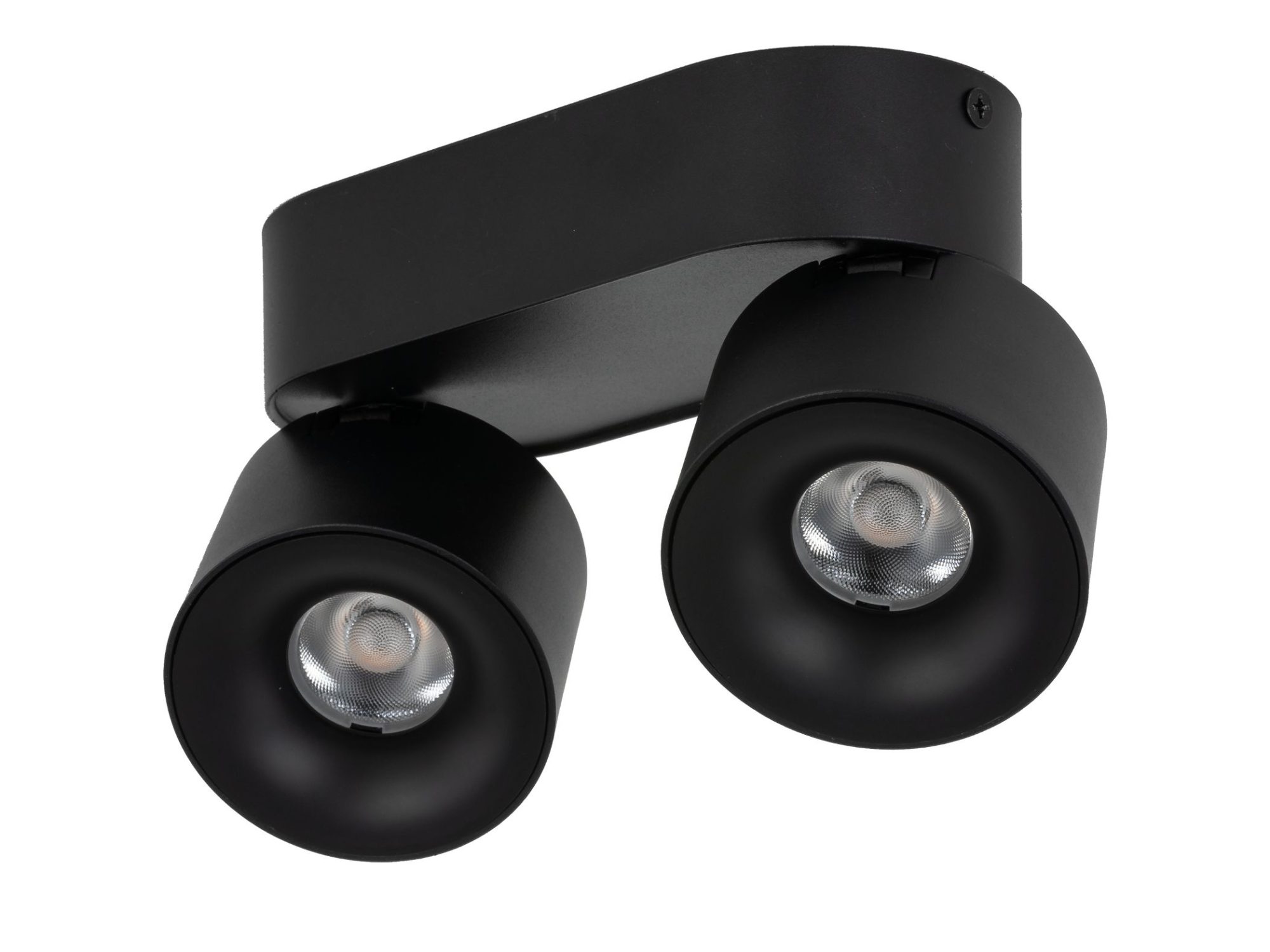 Spot Spark Duo czarny, dwa reflektory LED