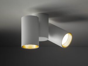 Miniaturka 3 - Biały dwupunktowy spot Amis Downlight w aranżacji wnętrza