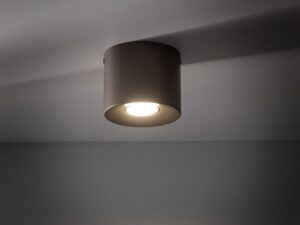 Miniaturka 4 - Ciemnobrązowy spot sufitowy Orion S GU10 w aranżacji wnętrza