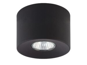 Miniaturka 6 - Spot sufitowy Orion S czarny GU10, cylindryczna lampa na białym tle
